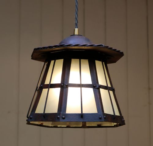 Arts and Crafts Hall Lantern
