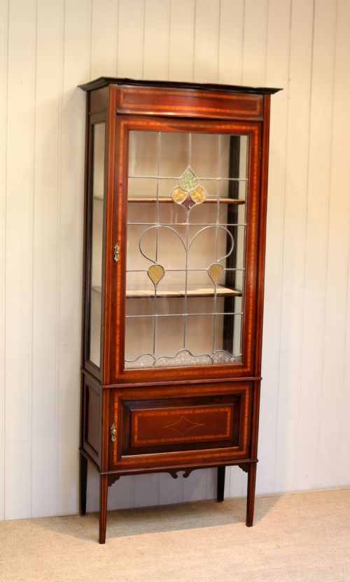Mahogany Art Nouveau Display Cabinet