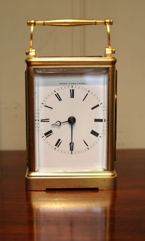 Early Bell Striking Carriage Clock