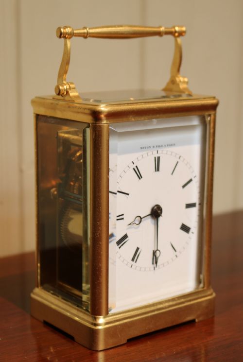 fig 2. Early Bell Striking Carriage Clock