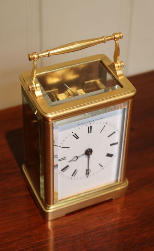 fig 3. Early Bell Striking Carriage Clock