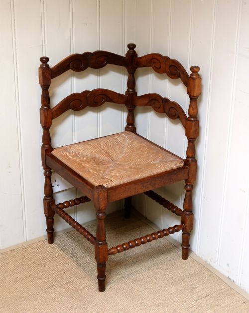 fig 1. French Beech Corner Chair