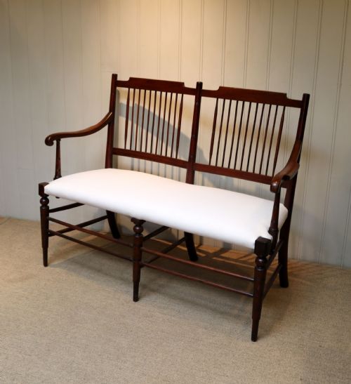 fig 1. Walnut Framed Settee