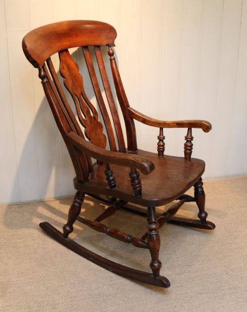 fig 1. Farmhouse Rocking Chair