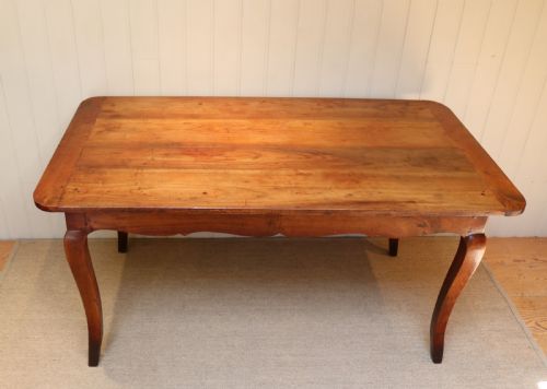 fig 1. French Cherry Wood Farmhouse Table