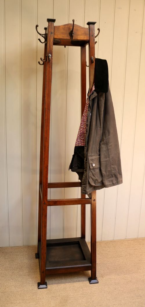 French Oak Coat and Hat Stand