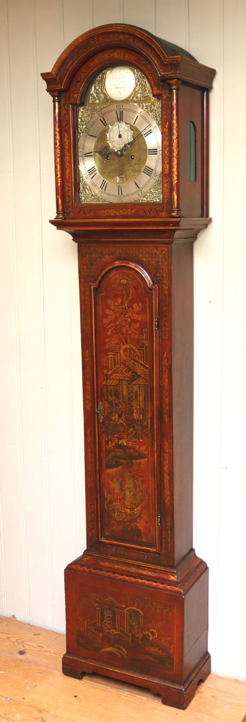 fig 1.  Chinoiserie Longcase Clock