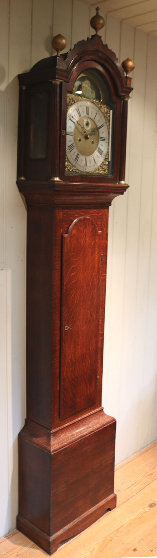 fig 1. Longcase Clock with Rocking Ships Automaton