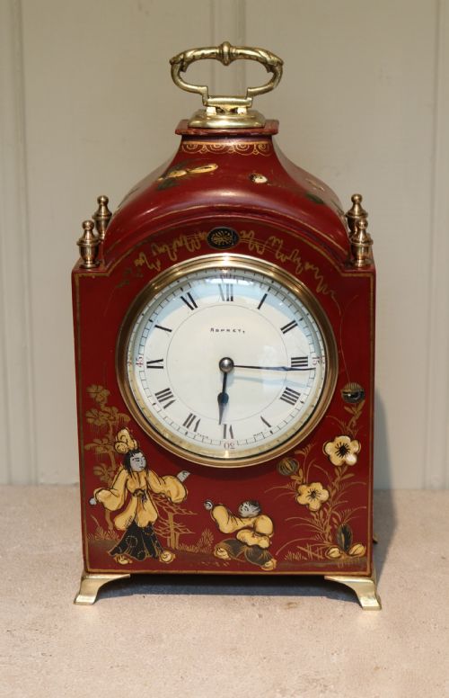Asprey Chinoiserie Miniature Bracket Clock
