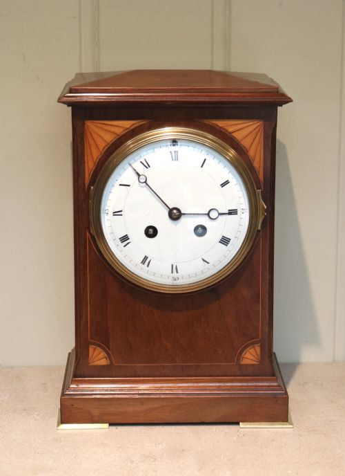 Edwardian Chamfer Top Mantel Clock