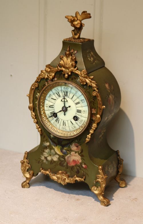 fig 1. Small French Waisted Mantel Clock