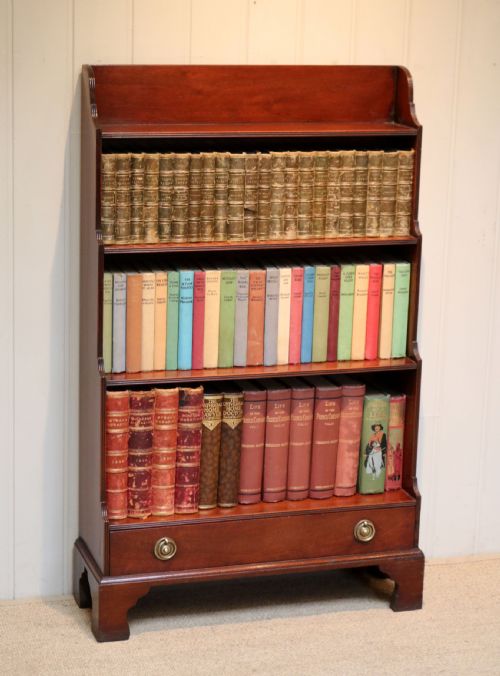 Mahogany Waterfall Bookcase