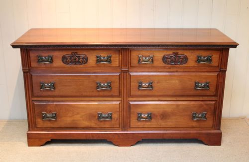 Arts and Crafts Walnut Drawer Cabinet