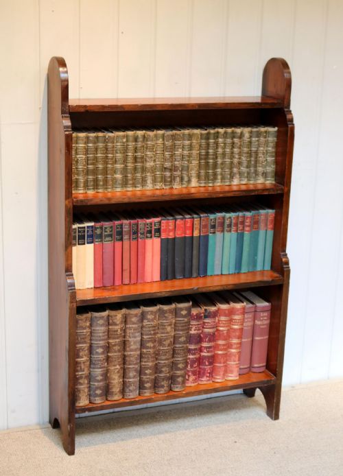 Rustic Pine Open Bookcase
