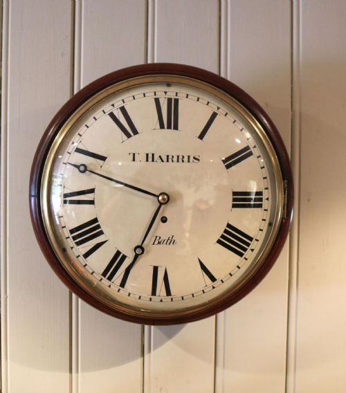 Regency Convex Fusee Dial Clock