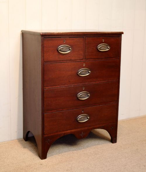 Small Edwardian Mahogany Chest of Drawers
