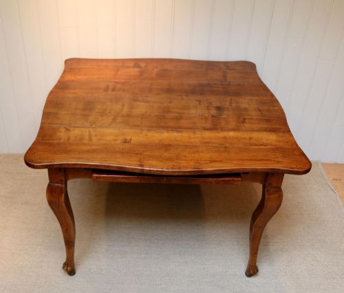 French Cherry Wood Extending Table