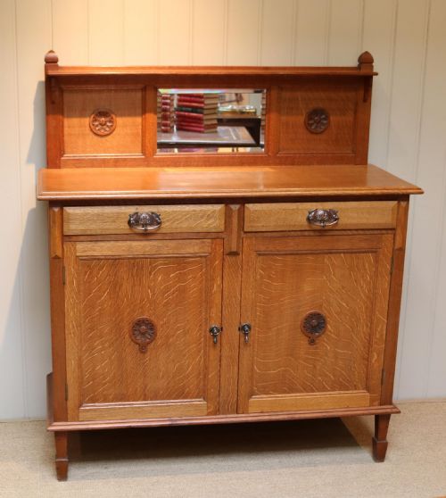 Arts and Crafts Oak Sideboard