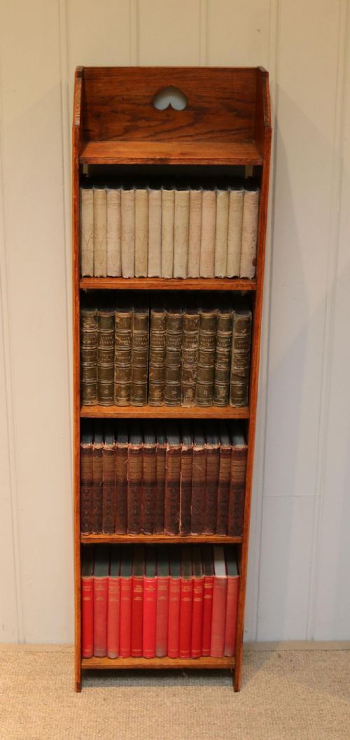 fig 1. Small Proportioned Arts And Crafts Open Bookcase