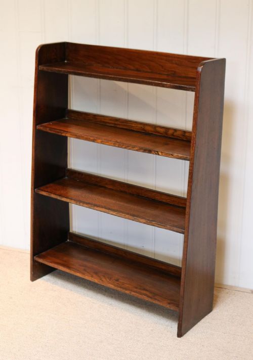 Solid Oak Graduated Bookshelves
