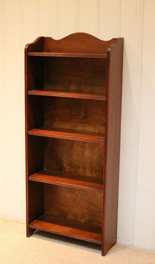 Slim Oak Open Bookcase
