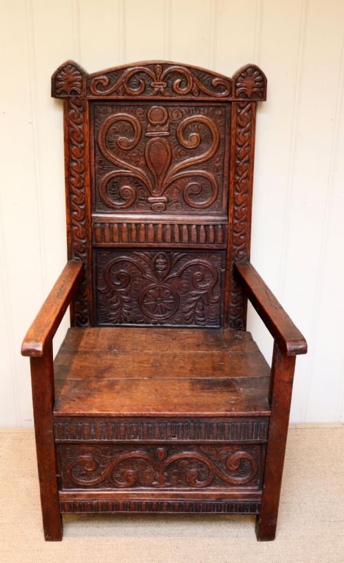 17th Century Oak Wainscot Chair