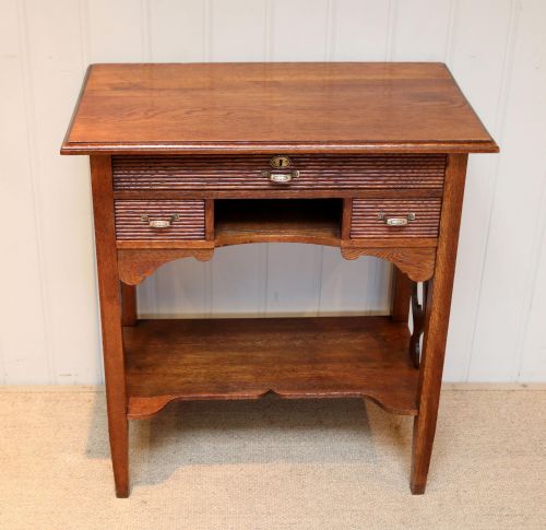 French Oak Side Table
