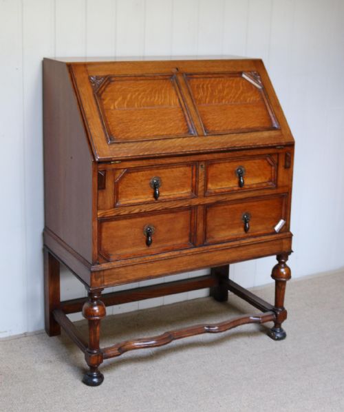 Solid Golden Oak Bureau