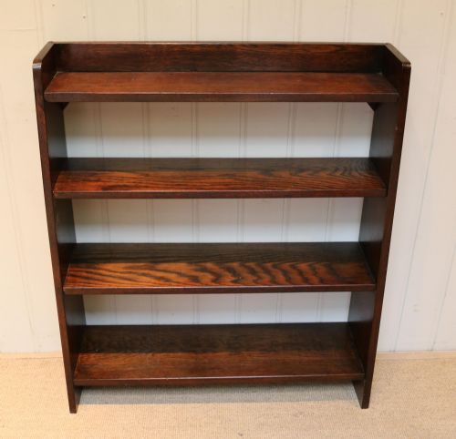 Solid Oak Graduated Bookshelves