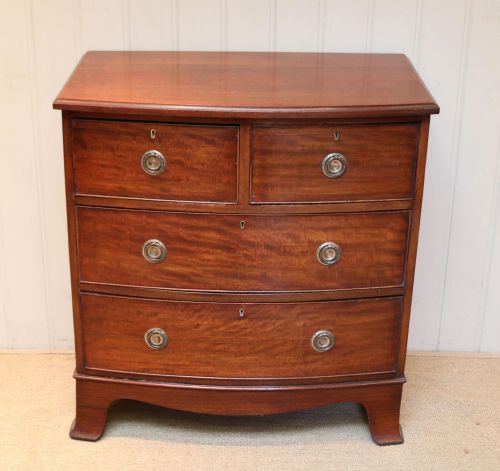 Edwardian Mahogany Bow Front Chest of Drawers