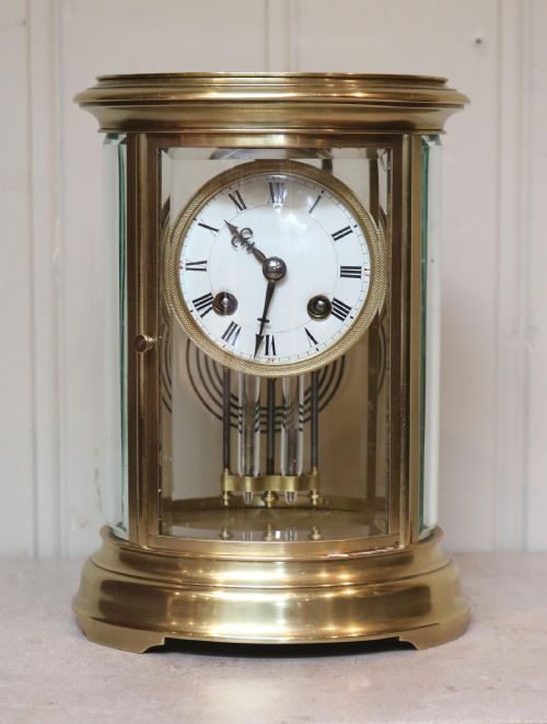 Small Oval Four Glass Clock