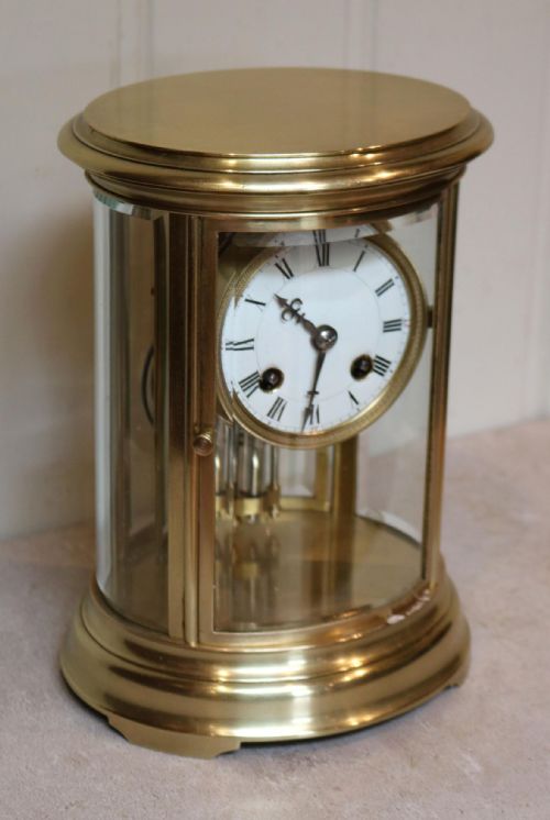 fig 1. Small Oval Four Glass Clock