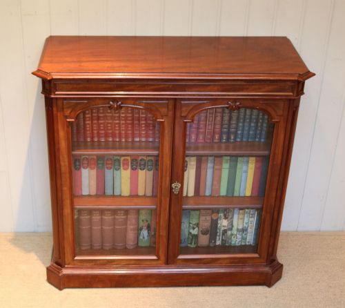 fig 1. French Mahogany Glazed Bookcase