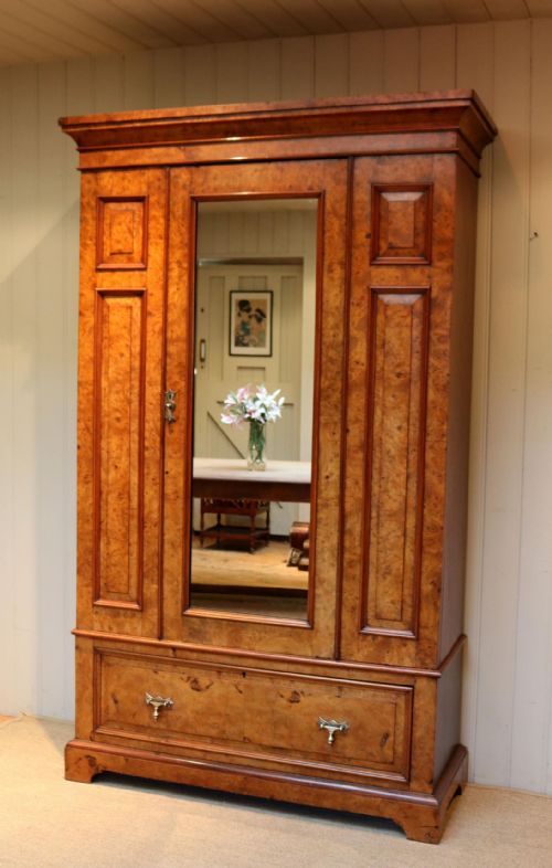 fig 1. Burr Walnut Wardrobe