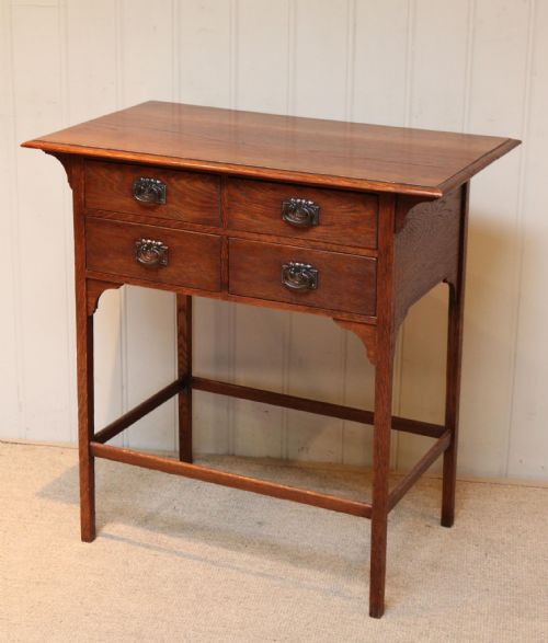 French Oak Side Table