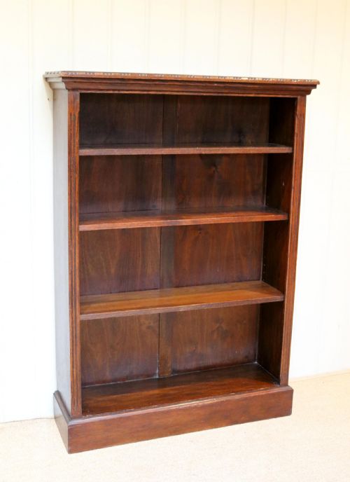 fig 1. Oak Open Bookcase