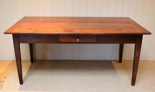 French Cherry Wood Farmhouse Table