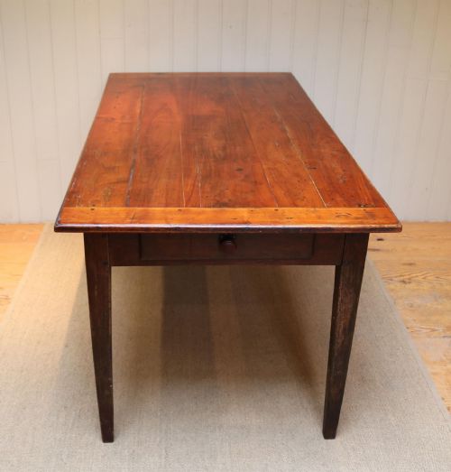 fig 1. French Cherry Wood Farmhouse Table