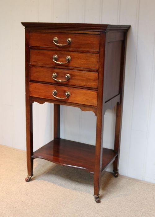 fig 1. Edwardian Mahogany Music Cabinet