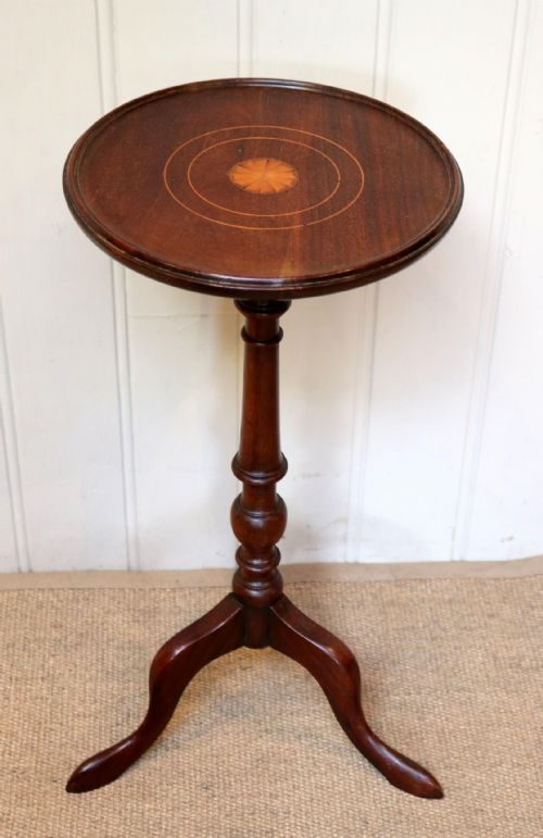 Inlaid Mahogany Wine Table
