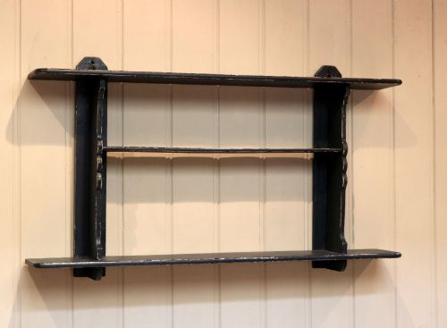 Rustic French Painted Wall Shelves