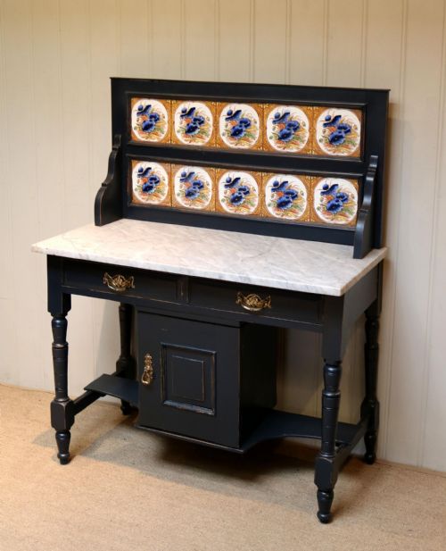 PAINTED PINE WASH STAND - ADDITIONAL PHOTO 2