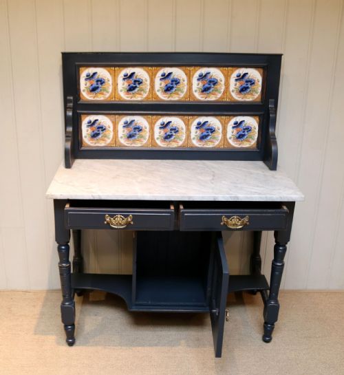 PAINTED PINE WASH STAND - ADDITIONAL PHOTO 3