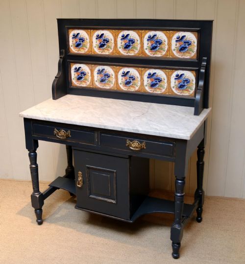 PAINTED PINE WASH STAND - ADDITIONAL PHOTO 4