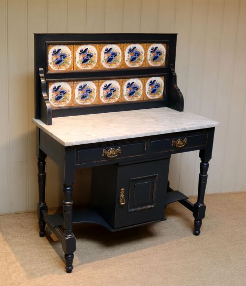 PAINTED PINE WASH STAND - ADDITIONAL PHOTO 5
