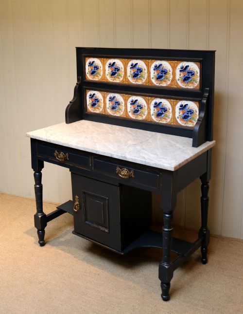 PAINTED PINE WASH STAND - ADDITIONAL PHOTO 7