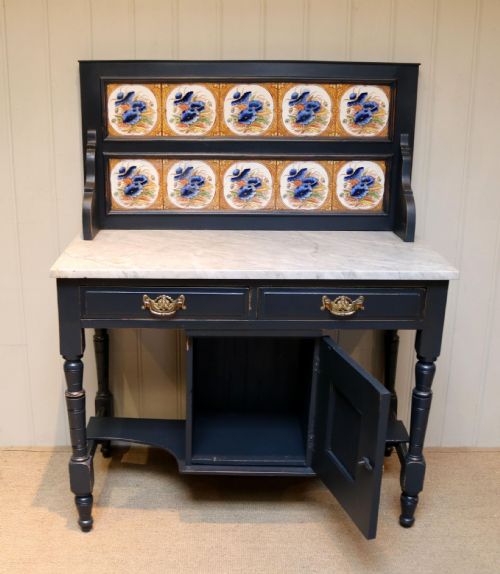 PAINTED PINE WASH STAND - ADDITIONAL PHOTO 8