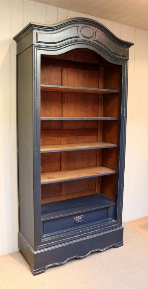 fig 1. French Painted Open Armoire Cabinet