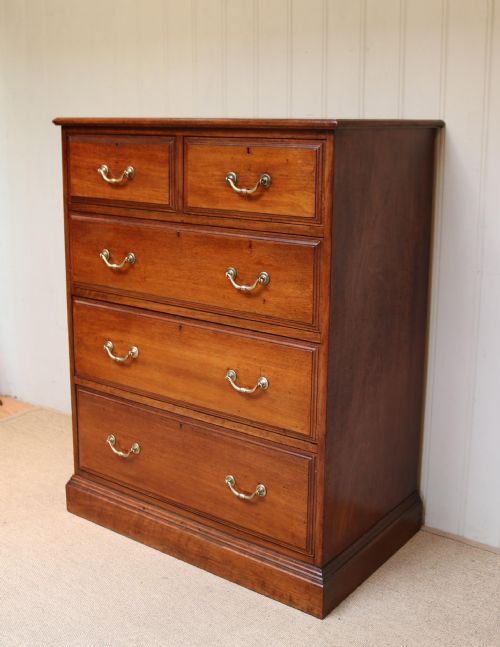 fig 1. Late 19th Century Walnut Chest Of Drawers