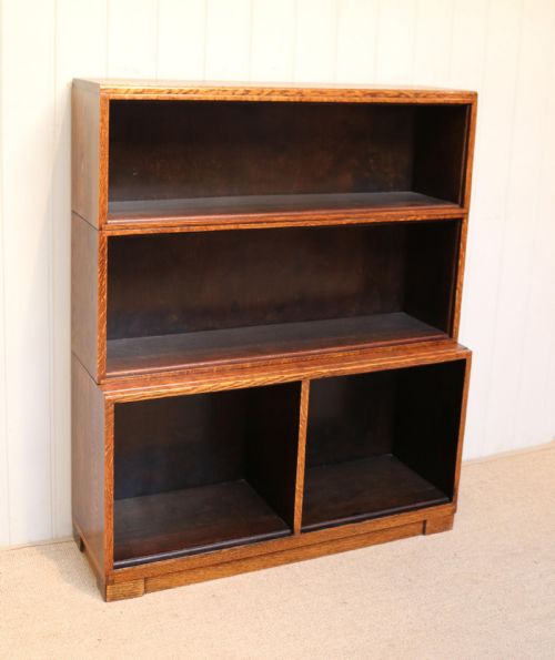 fig 1. Minty Art Deco Open Bookcase